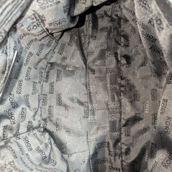 MICHAEL Michael Kors black leather shoulder bag. EUC! - Picture 3 of 7